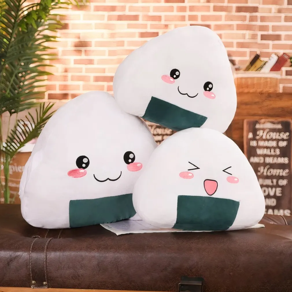 Peluche oreiller boule de riz pour sushi