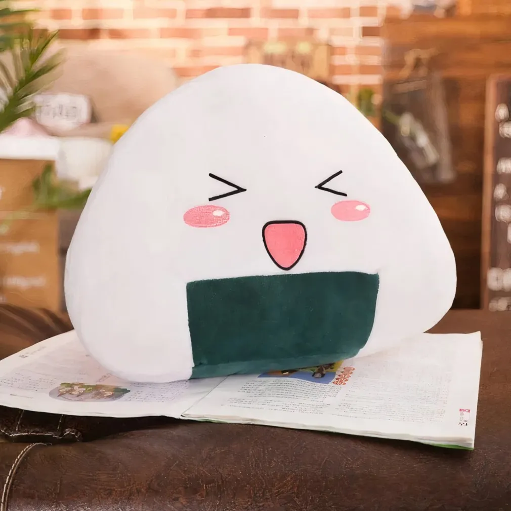 Peluche oreiller boule de riz pour sushi