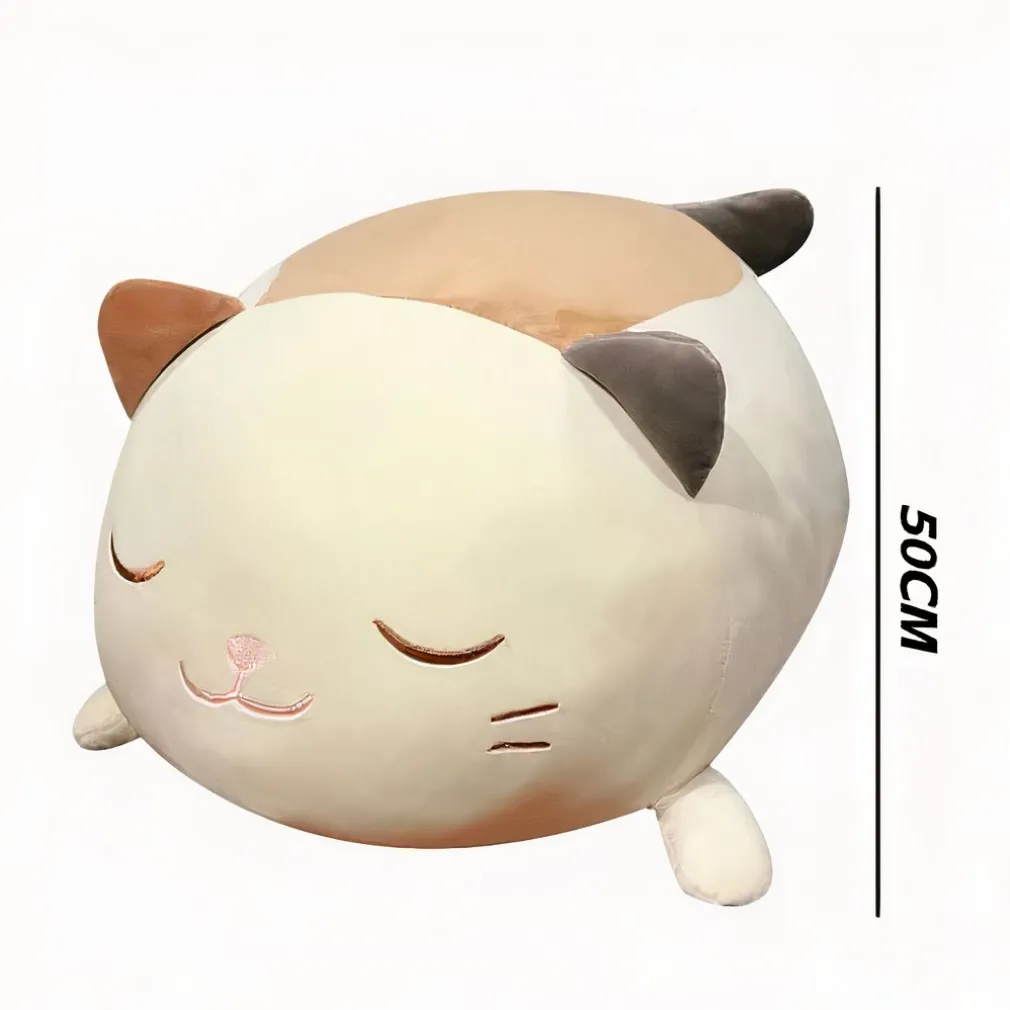 Peluche oreiller chat adorable pour enfant