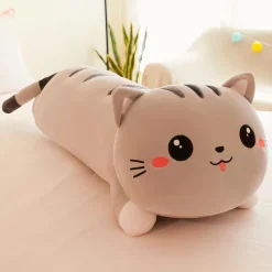 Peluche oreiller chat décoratif