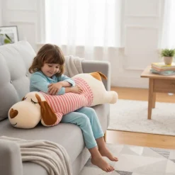 Peluche oreiller chien love