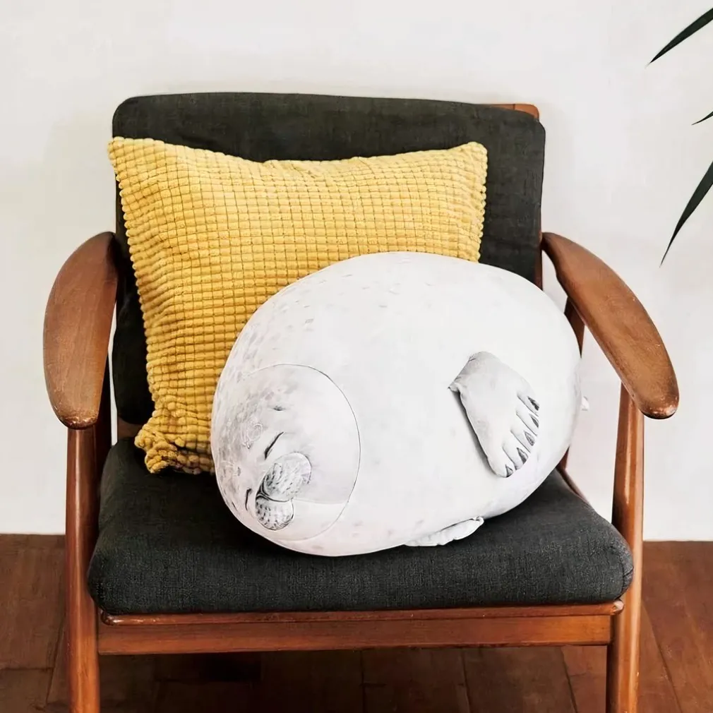 Peluche oreiller en forme de phoque