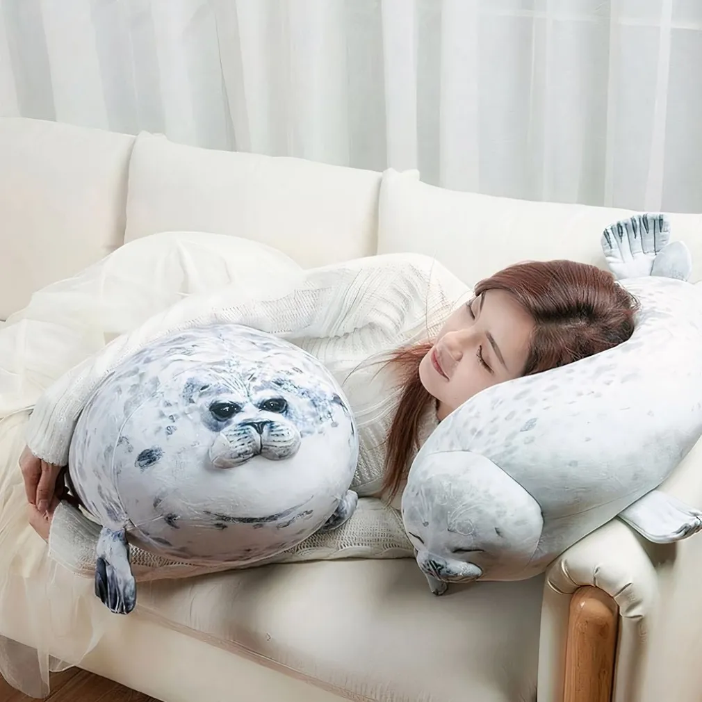 Peluche oreiller en forme de phoque