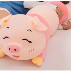 Peluche oreiller en forme de cochon doux