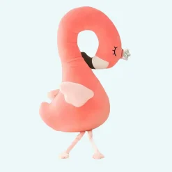 Peluche oreiller Flamant rose