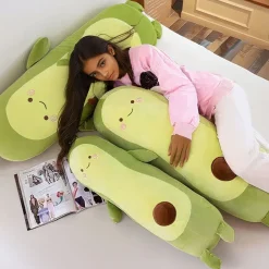 Peluche oreiller géant en forme d’avocat