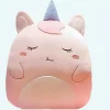 Peluche oreiller licorne rose