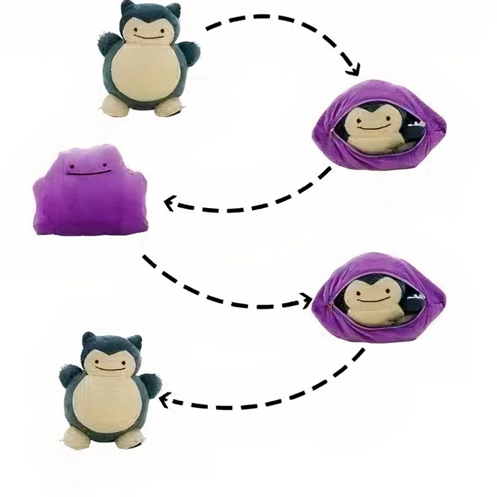 Peluche oreiller réversible Ronflex