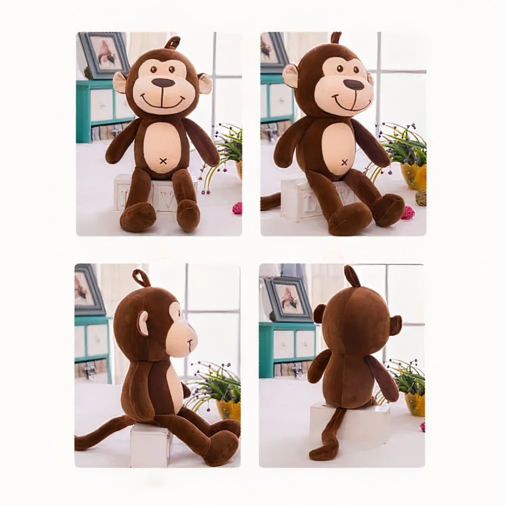 Peluche oreiller singe mignonne