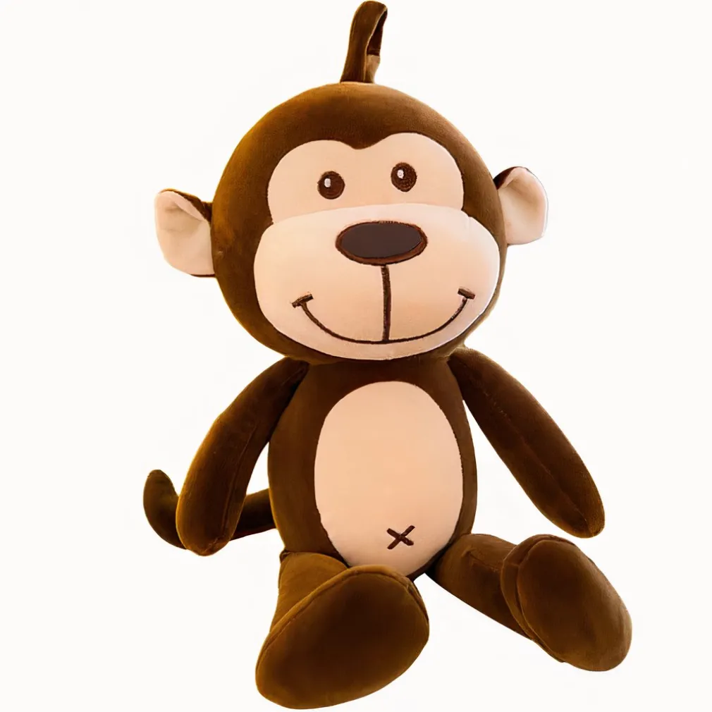 Peluche oreiller singe mignonne