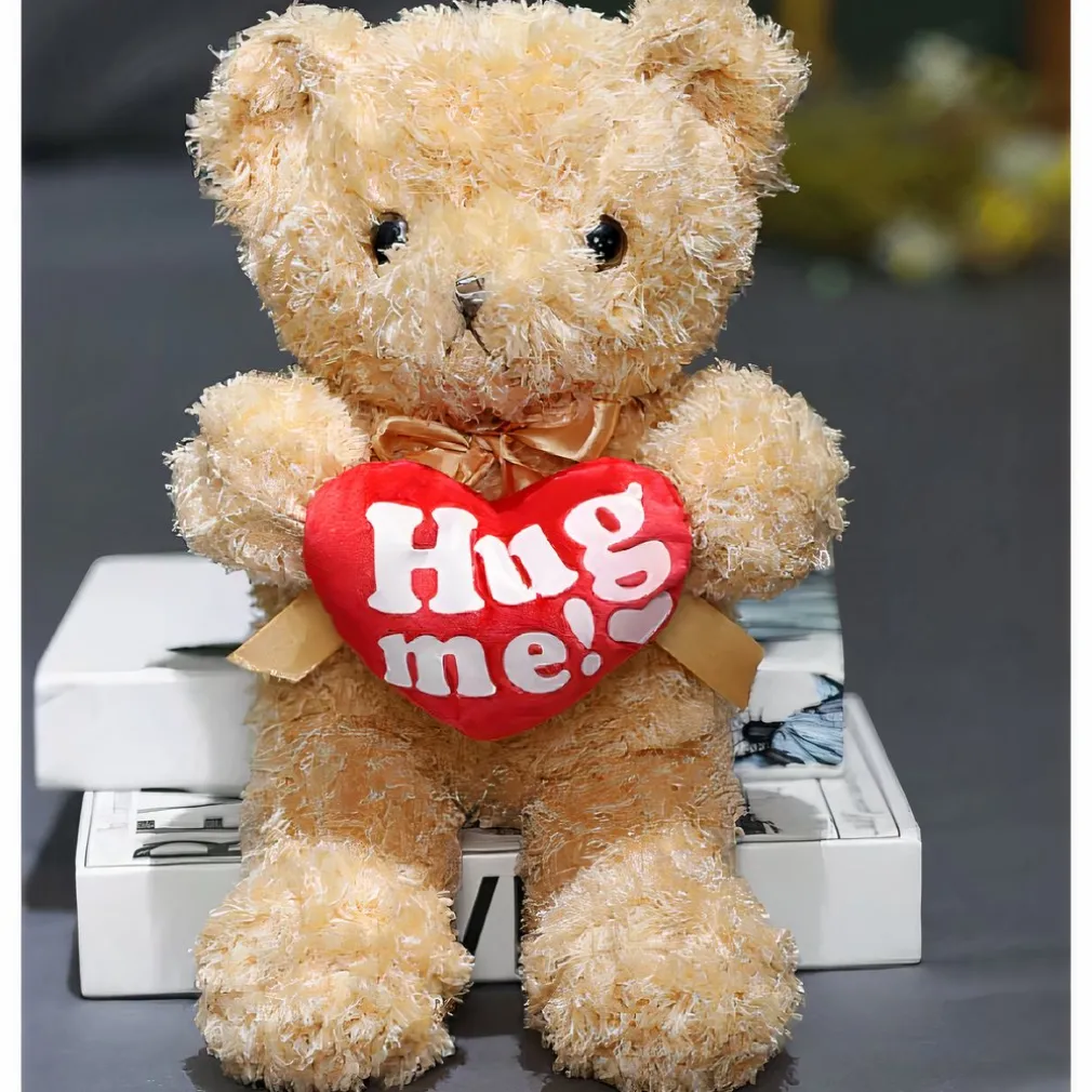 Peluche ours blanc gros câlins