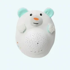 Peluche ours “bruit blanc”