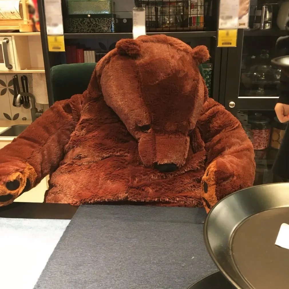 Peluche ours géant super doux