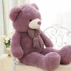 Peluche ours géant violet