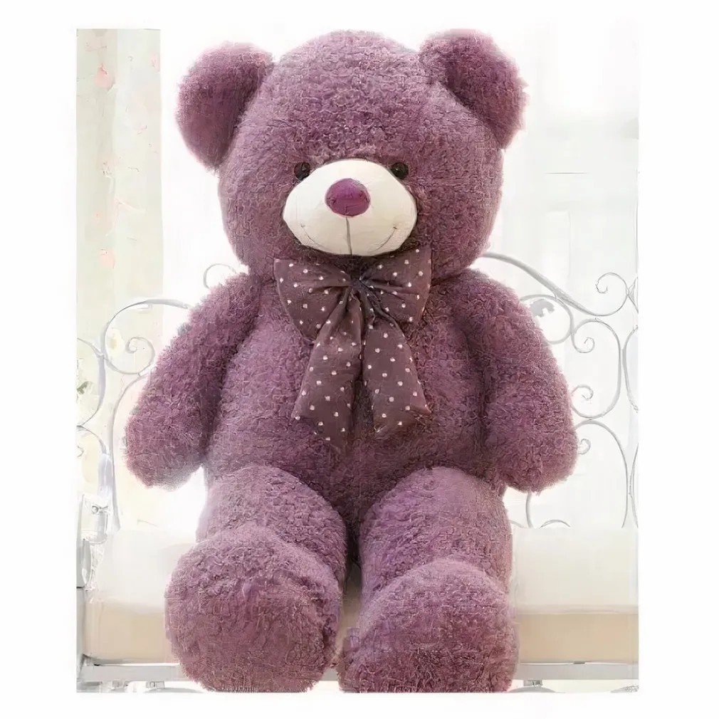 Peluche ours géant violet
