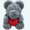 Peluche ours roses grises