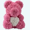 Peluche ours roses roses coffret collector