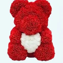Peluche ours roses rouges coffret collector