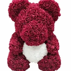 Peluche ours roses violines