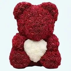 Peluche ours roses violines coffret collector