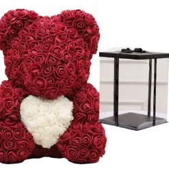 Peluche ours roses violines coffret collector