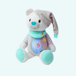 Peluche ours veilleuse musicale