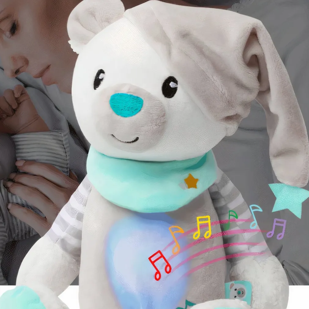 Peluche ours veilleuse musicale
