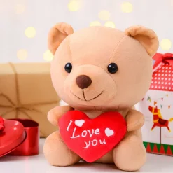 Peluche ourson kawaii I Love You