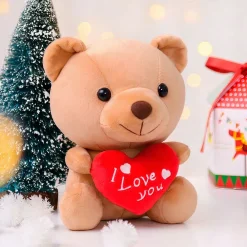 Peluche ourson kawaii I Love You