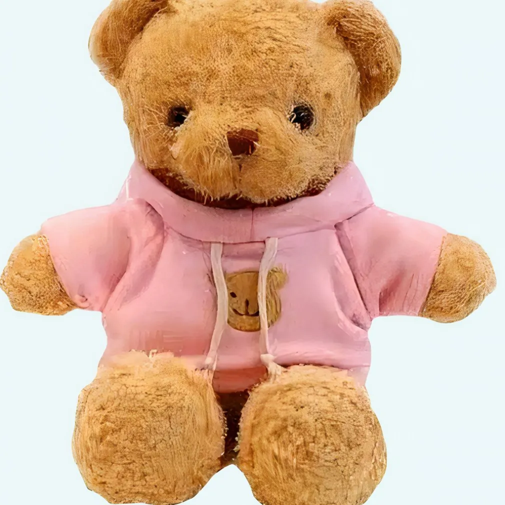 Peluche ourson pull rose