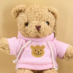 Peluche ourson pull rose