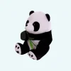 Peluche panda glouton