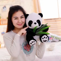 Peluche panda glouton