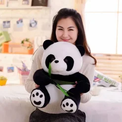 Peluche panda glouton