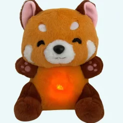 Peluche panda roux qui respire avec berceuse