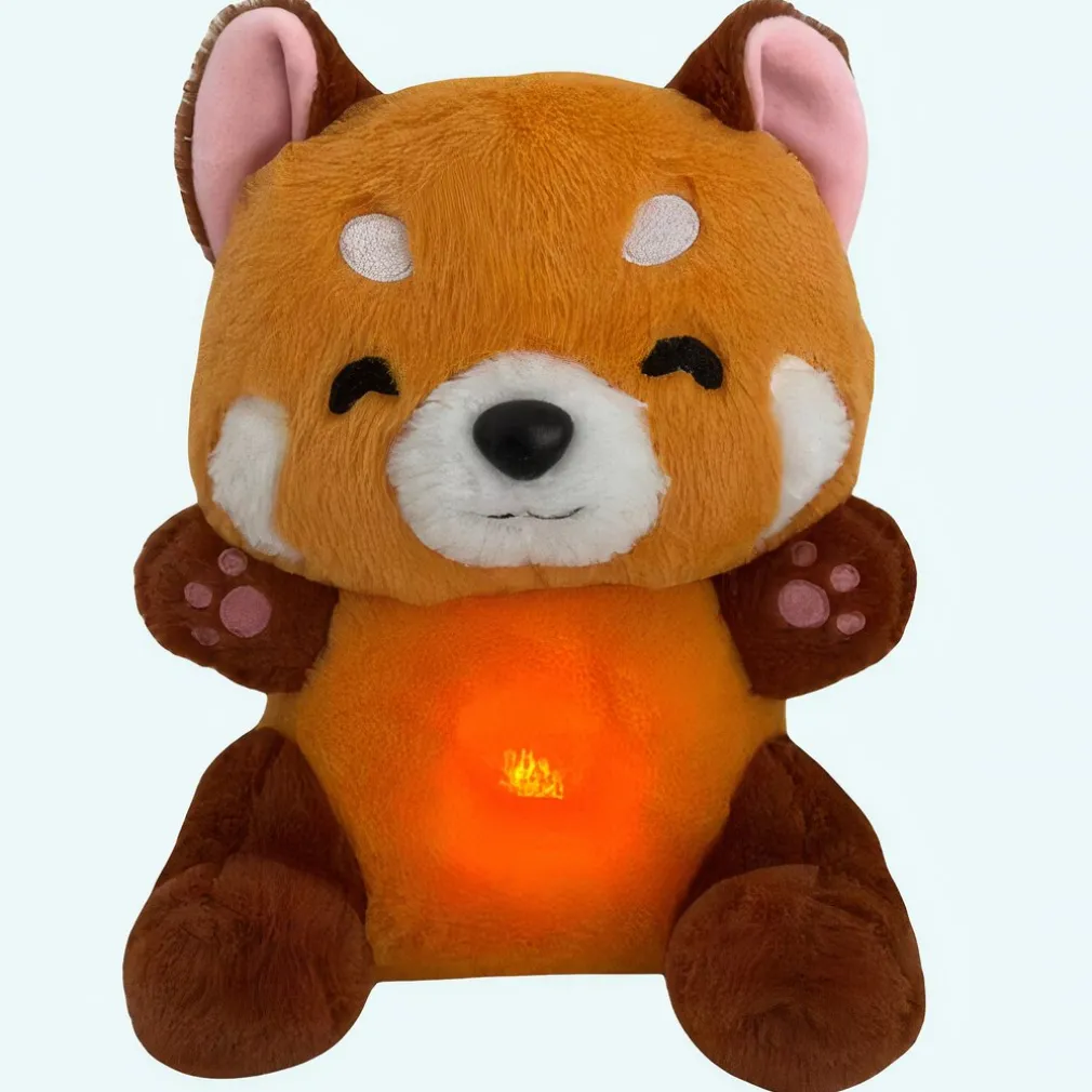 Peluche panda roux qui respire avec berceuse