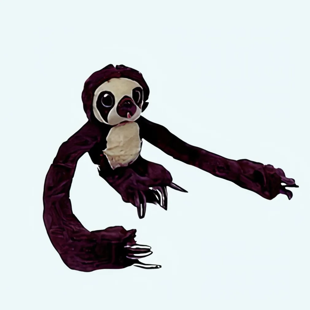 Peluche paresseux aux long bras