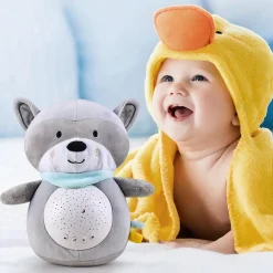 Peluche paresseux doux à bruit blanc