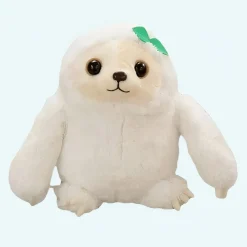 Peluche paresseux très mignon blanc