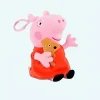 Peluche Peppa Pig rose assise