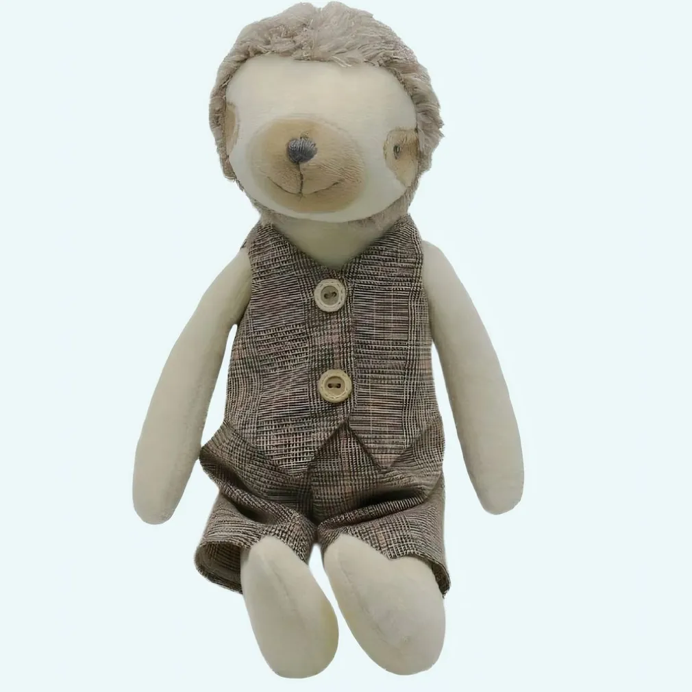 Peluche petit paresseux beige Mr et Mme