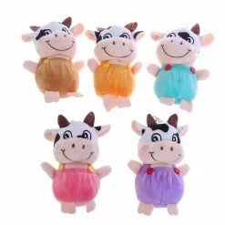 Peluche petite vache porte-clés