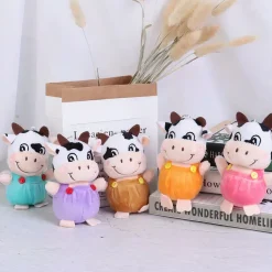 Peluche petite vache porte-clés