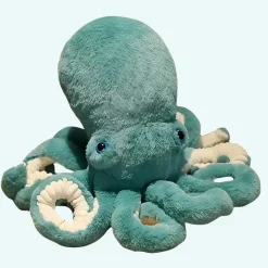 Peluche pieuvre bleue trop mignonne