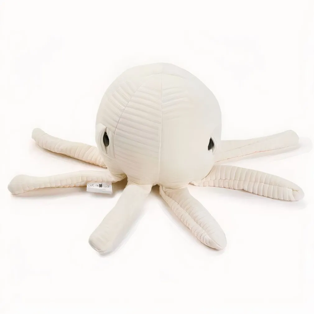 Peluche pieuvre écru