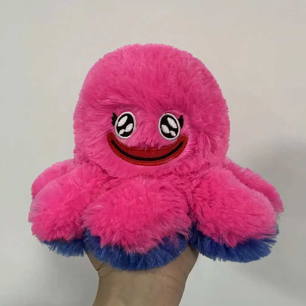 Peluche pieuvre Huggy wuggy réversible