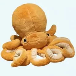 Peluche pieuvre jaune trop mignonne