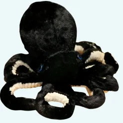 Peluche pieuvre noire trop mignonne