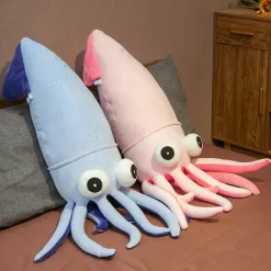 Peluche pieuvre-calamar géante