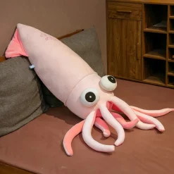 Peluche pieuvre-calamar géante